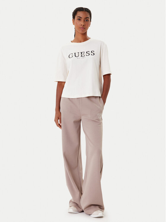 Guess Guess Camiseta V5YI02 I3Z14 Beis Boxy Fit