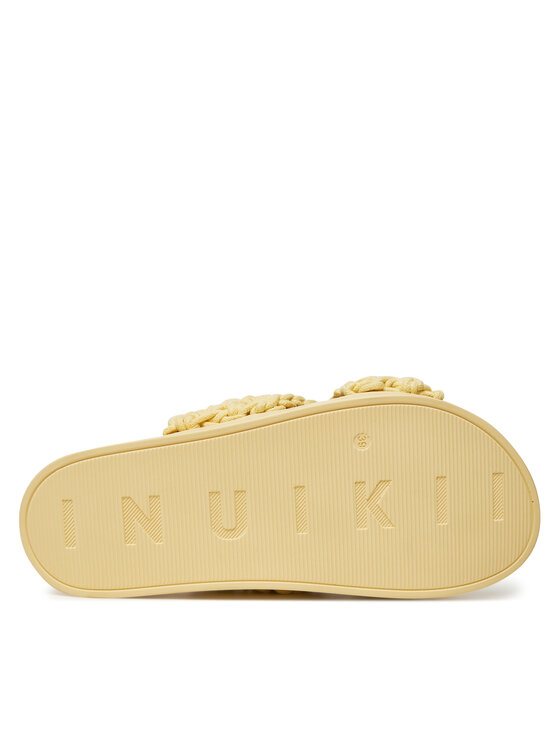 Inuikii Шльопанці Inuikii Woven 70104-105 Жовтий