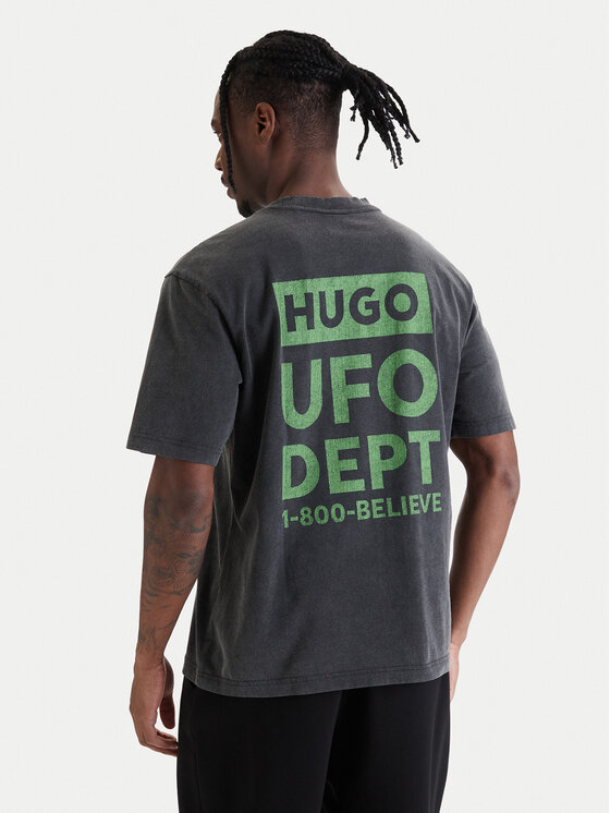 HUGO HUGO Camiseta Nextralio 50560090 Negro Regular Fit