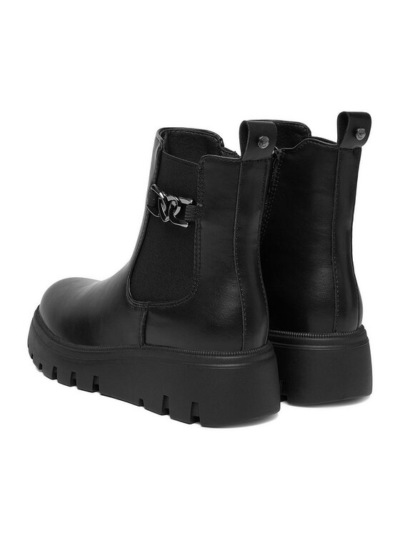 DeeZee Bokacsizma DeeZee CEO-CS6620-01 Fekete