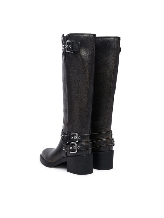 Guess Csizma Guess FLTMAT LEA11 Fekete