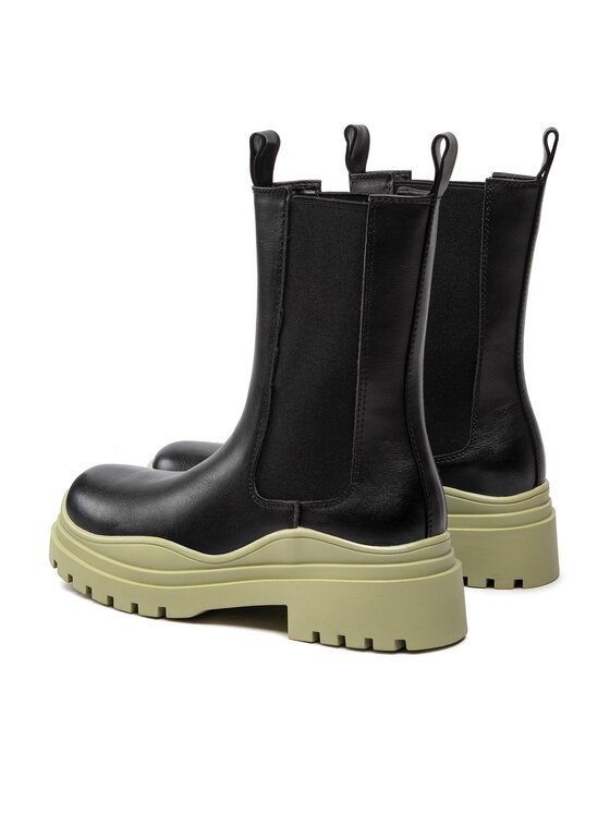 DeeZee Kotníková obuv s elastickým prvkem DeeZee ZAL90152-1 Černá