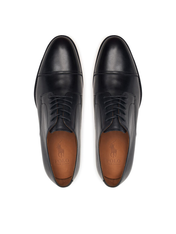 Polo Ralph Lauren Nizki čevlji Polo Ralph Lauren Owen Captoe 811P15885001 Črna