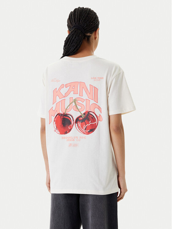 Karl Kani Karl Kani T-Shirt Signature Cherry Print PD00005460 Λευκό Oversize