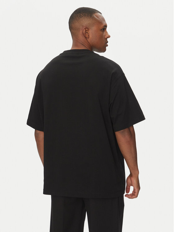 Versace Jeans Couture Versace Jeans Couture Camiseta 78GAH6L1 Negro Regular Fit