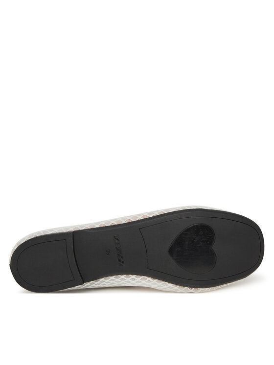 LOVE MOSCHINO Балетки LOVE MOSCHINO JA11051G0MIQ0100 Білий