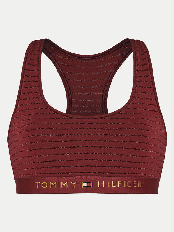 Tommy Hilfiger Tommy Hilfiger Felső UW0UW05587 Bordó Slim Fit