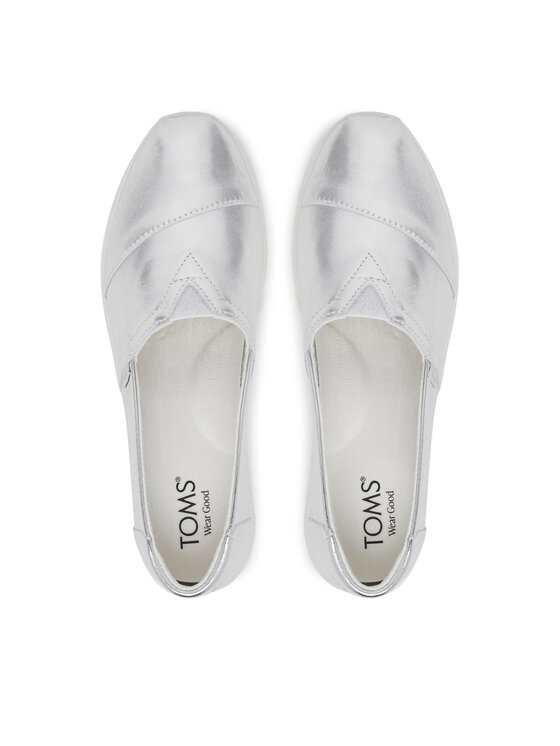 Toms Туфлі Toms Alpargata Plus 10021745 Срібний