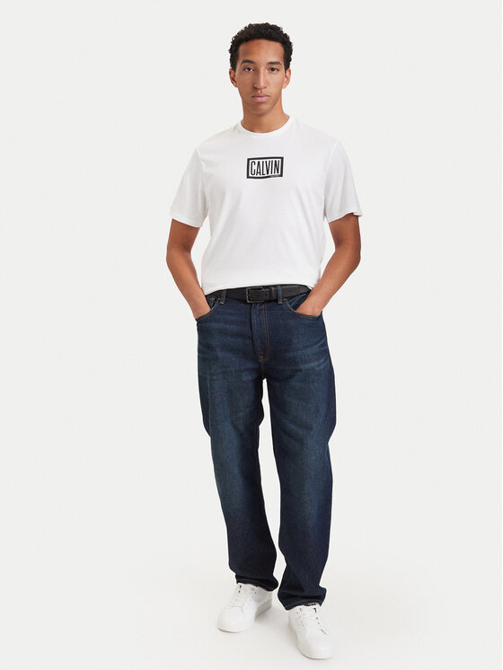 Calvin Klein Jeans Calvin Klein Jeans Camiseta Boxed Graphic LV04RH818G Blanco Regular Fit