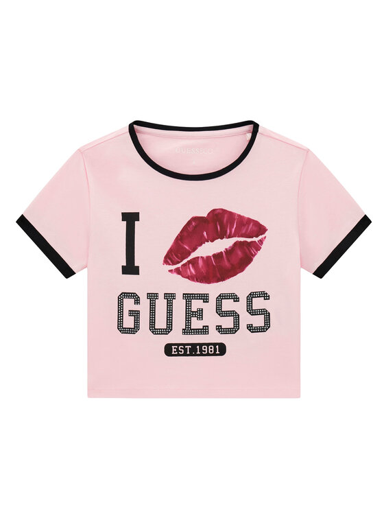 Guess Guess Camiseta J6YI11 K3716 Rosa Regular Fit