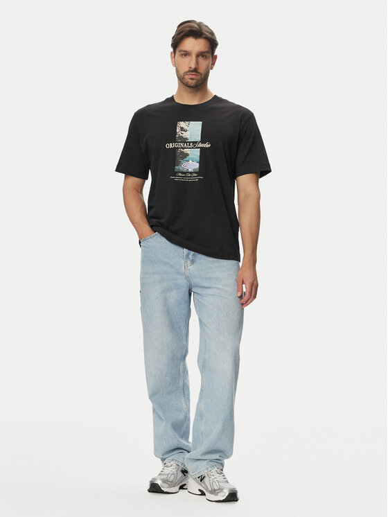 Jack & Jones Jack & Jones Camiseta Norrebro Photo 12291022 Negro Regular Fit