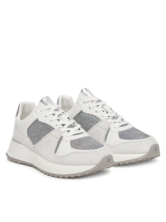 MICHAEL Michael Kors Снікерcи MICHAEL Michael Kors Jaime 43T5JMFS2S Срібний
