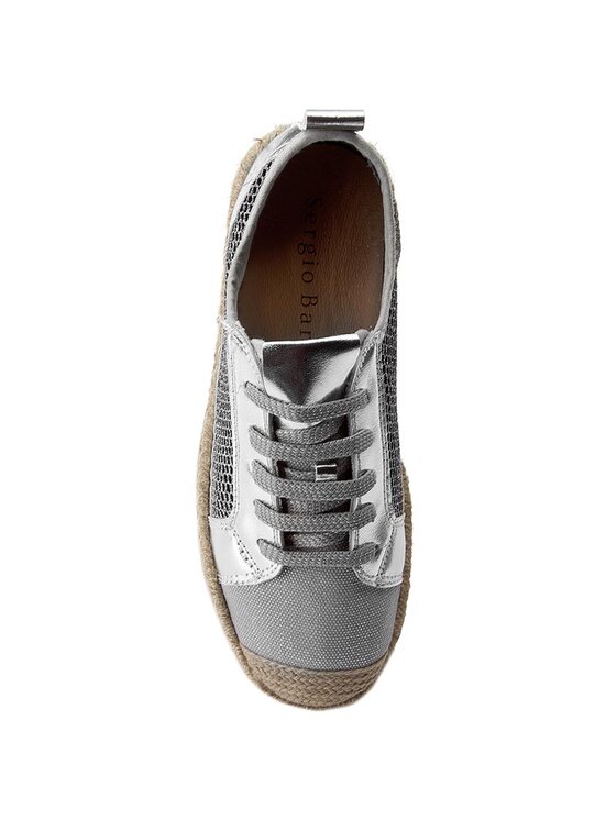 Sergio Bardi Espadrilky Sergio Bardi Arkadia FS127251617KD Stříbrná