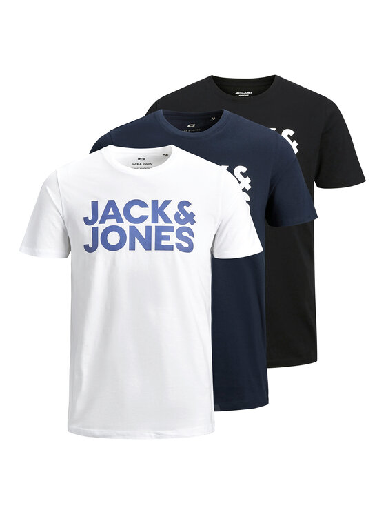 Jack & Jones Jack & Jones Conjunto de camisetas Corp Logo 12191762 De color Slim Fit