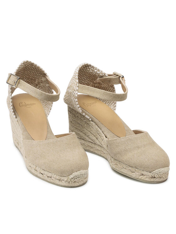 Castañer Espadrilky Castañer Carol/6/002 021655-2017 Béžová