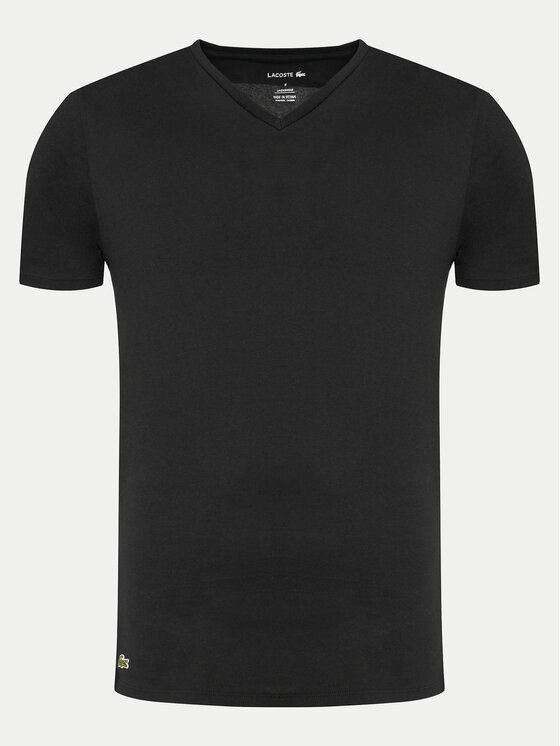 Lacoste Lacoste Комплект футболок TH9008 Чорний Slim Fit