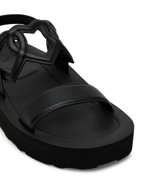 LOVE MOSCHINO Босоніжки LOVE MOSCHINO JA16054I1MIA0000 Чорний