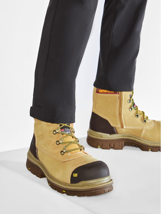 CAT Footwear Outdoorová obuv CAT Footwear Premier 8" WP TX P720148 Hnedá