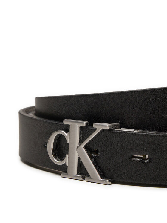 Calvin Klein Jeans Pasek Damski Calvin Klein Jeans Mono Pl Rev Lthr Belt K60K612290 Czarny