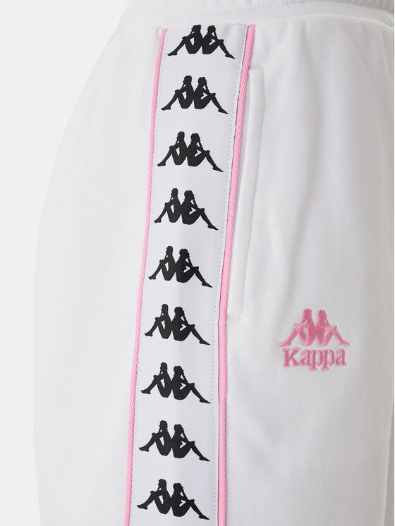 Kappa Kappa Športne kratke hlače Banda Ivissa 361R6NW Bela Regular Fit