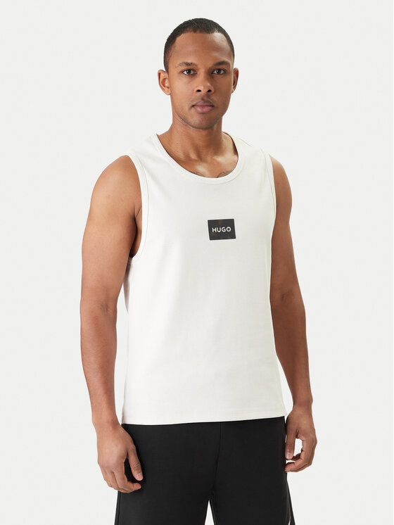 HUGO HUGO Camiseta sin mangas Darrio 50557629 Écru Regular Fit