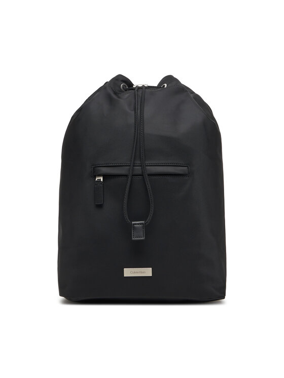 Calvin Klein Ruksak Calvin Klein Sleek Drawstring Sling LV04D3145G Čierna