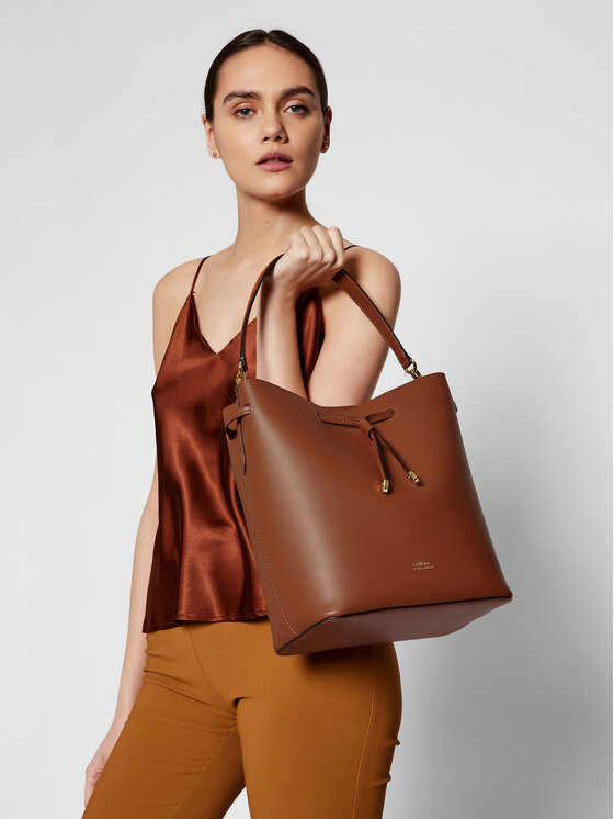 LAUREN RALPH LAUREN Ročna torba Lauren Ralph Lauren Debby 431697679027 Rjava