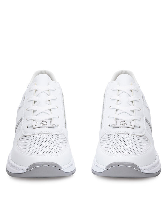 Rieker Sneakers Rieker N4315-80 Alb