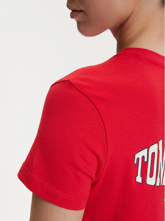 Tommy Jeans Tommy Jeans Camiseta DW0DW22274 Rojo Regular Fit