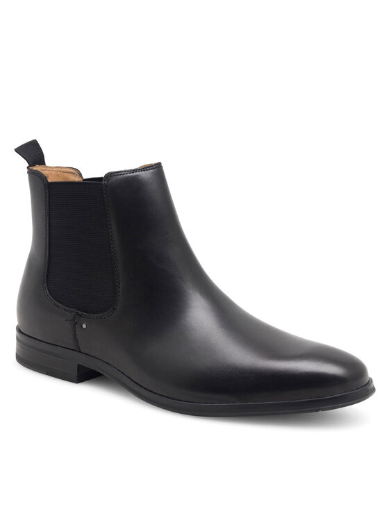 GINO ROSSI Kotníková obuv s elastickým prvkem Gino Rossi SOPRANO-05 123AM Černá