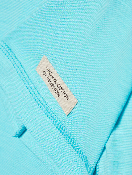 United Colors Of Benetton United Colors Of Benetton Camiseta 3MM5C103W Azul Regular Fit