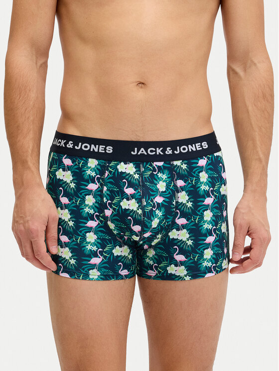 Jack & Jones Jack & Jones Conjunto de calzoncillos boxer Flamingo 12295142 Azul marino