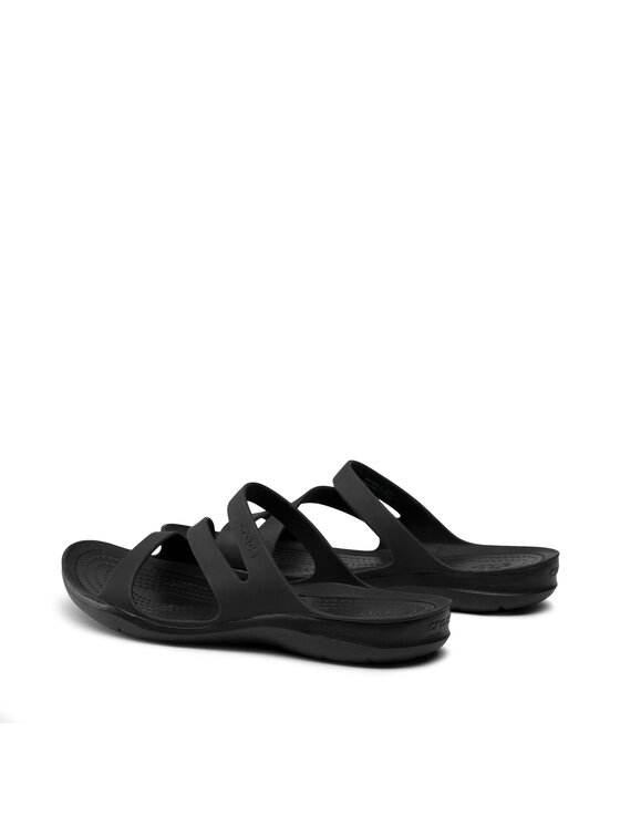 Crocs Šlepetės Crocs Swiftwater Sandal W 203998 Juoda