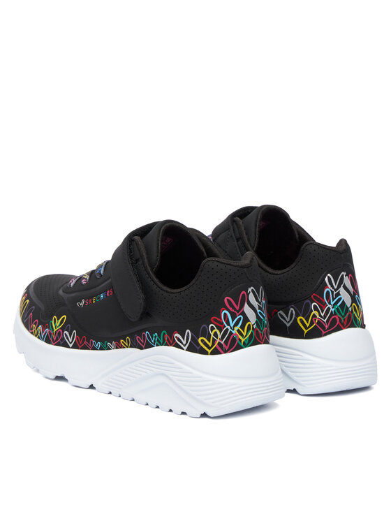 Skechers Сникърси Skechers Uno Lite 314091L BKMT Черен