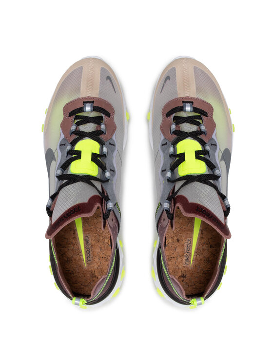 Nike Sneakersy Nike React Element 87 AQ1090 002 Hnědá