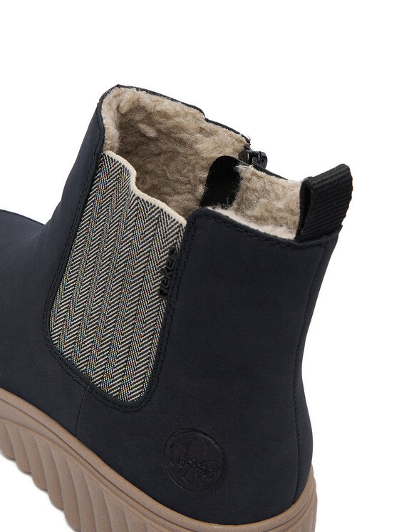 Rieker Botki Rieker CEO-N2553-14 Granatowy