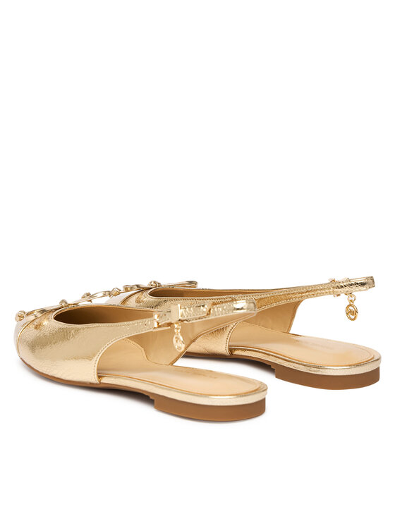 MICHAEL Michael Kors Балетки MICHAEL Michael Kors Piper Sling 40S6PIFP1M Золотий