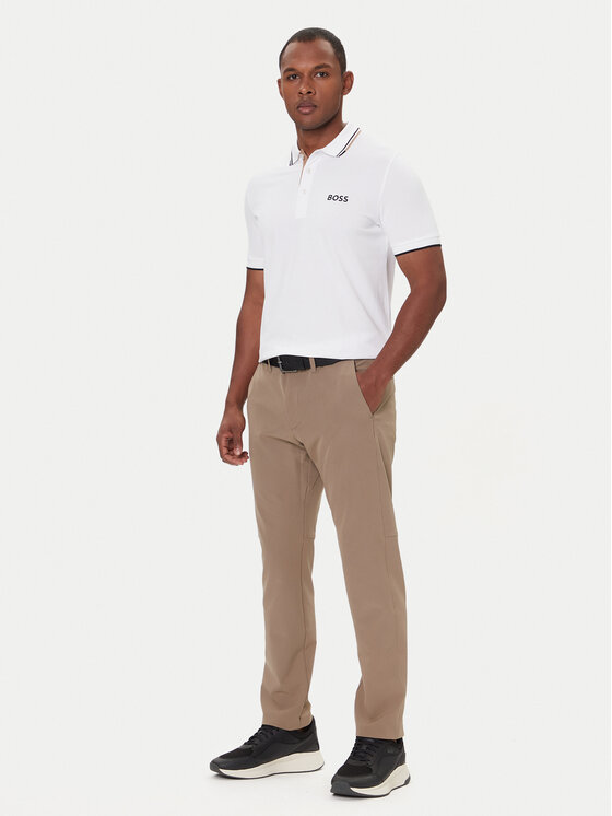 BOSS BOSS Polo Paddy Pro 50469102 Blanco Regular Fit