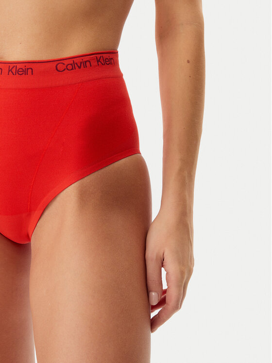 Calvin Klein Underwear Calvin Klein Underwear Klasikinės kelnaitės aukštu juosmeniu LV00QF8282 Raudona