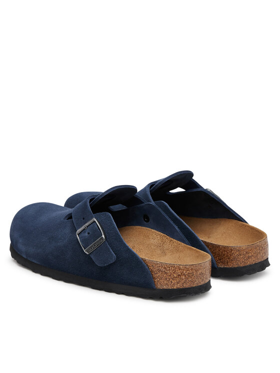 Birkenstock Klapki Birkenstock Boston 1030902 Granatowy