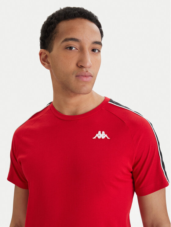 Kappa Kappa Camiseta Banda Coen 303UV10 Rojo Slim Fit