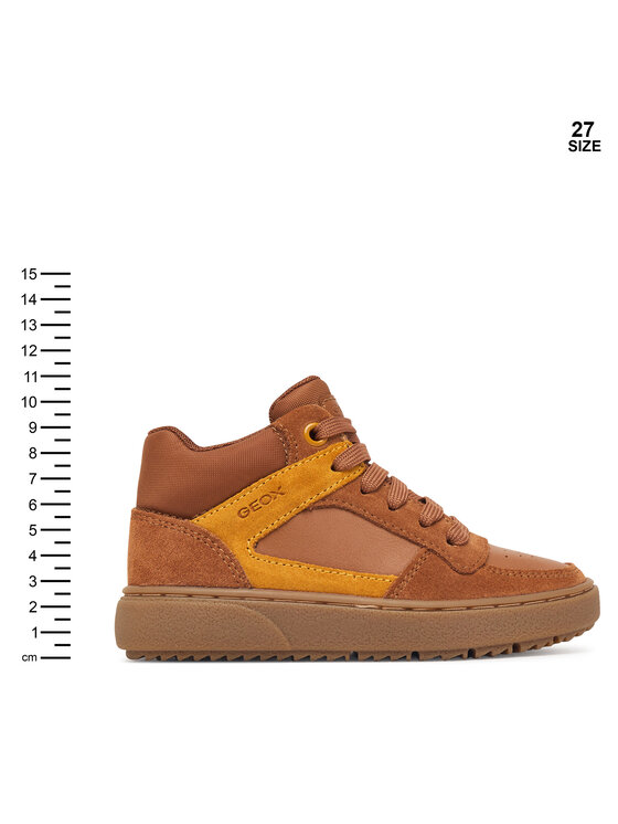 Geox Sneakersy Geox J Theleven Boy J46LDC 05422 C6689 M Brązowy