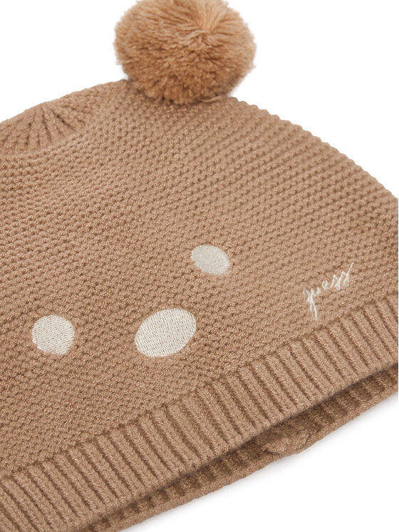 Guess Súprava čiapka a rukavice Guess H6BZ08 Z1552 Tmavo béžová