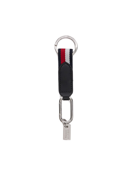 Tommy Hilfiger Set portafoglio e portachiavi Tommy Hilfiger Mini Cc Wallet & Key Fob AM0AM14805 Nero
