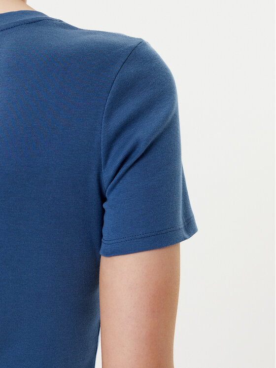 United Colors Of Benetton United Colors Of Benetton Marškinėliai 3GA2D1066 Tamsiai mėlyna Slim Fit
