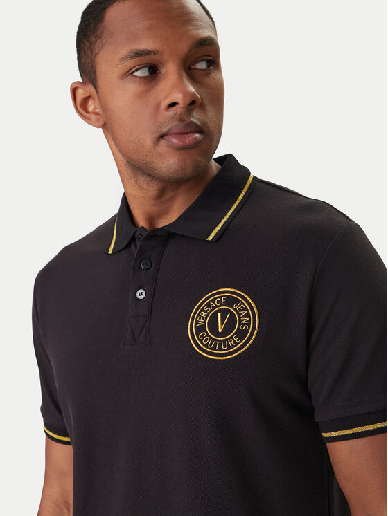 Versace Jeans Couture Versace Jeans Couture Polo 80GAGT03 CJ01T Negro Regular Fit