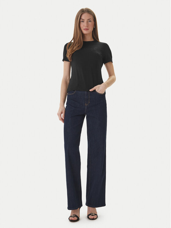 Guess Guess Футболка O6GI00 KBF92 Чорний Regular Fit