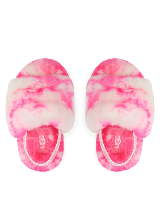 Ugg Naminės šlepetės Ugg T Fluff Yeah Slide Marble 1123638T Rožinė