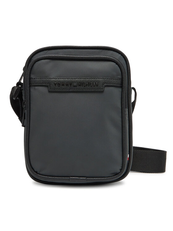 Tommy Hilfiger Válltáska Tommy Hilfiger Th Repreve Mini Reporter AM0AM13465 Szürke