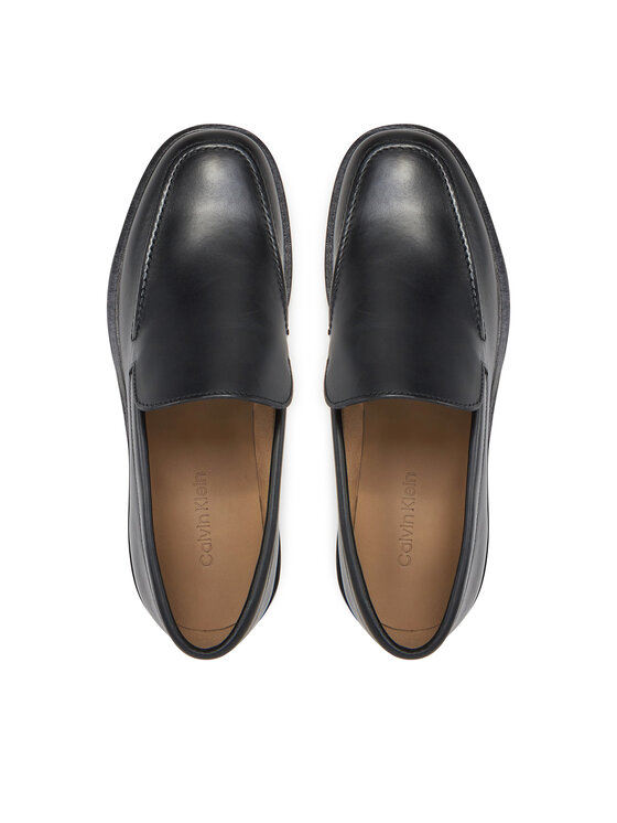 Calvin Klein Мокасини Calvin Klein Sq Rubber Onepiece Moccasin HM0HM01883 Черен